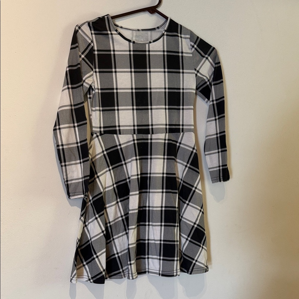 PALACE Monochrome Checkered Kids Dress
